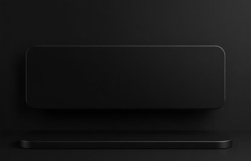 Interfaz web moderna en 3D