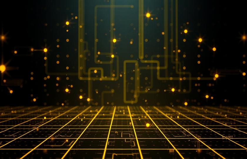 Visual de tecnología y marketing digital